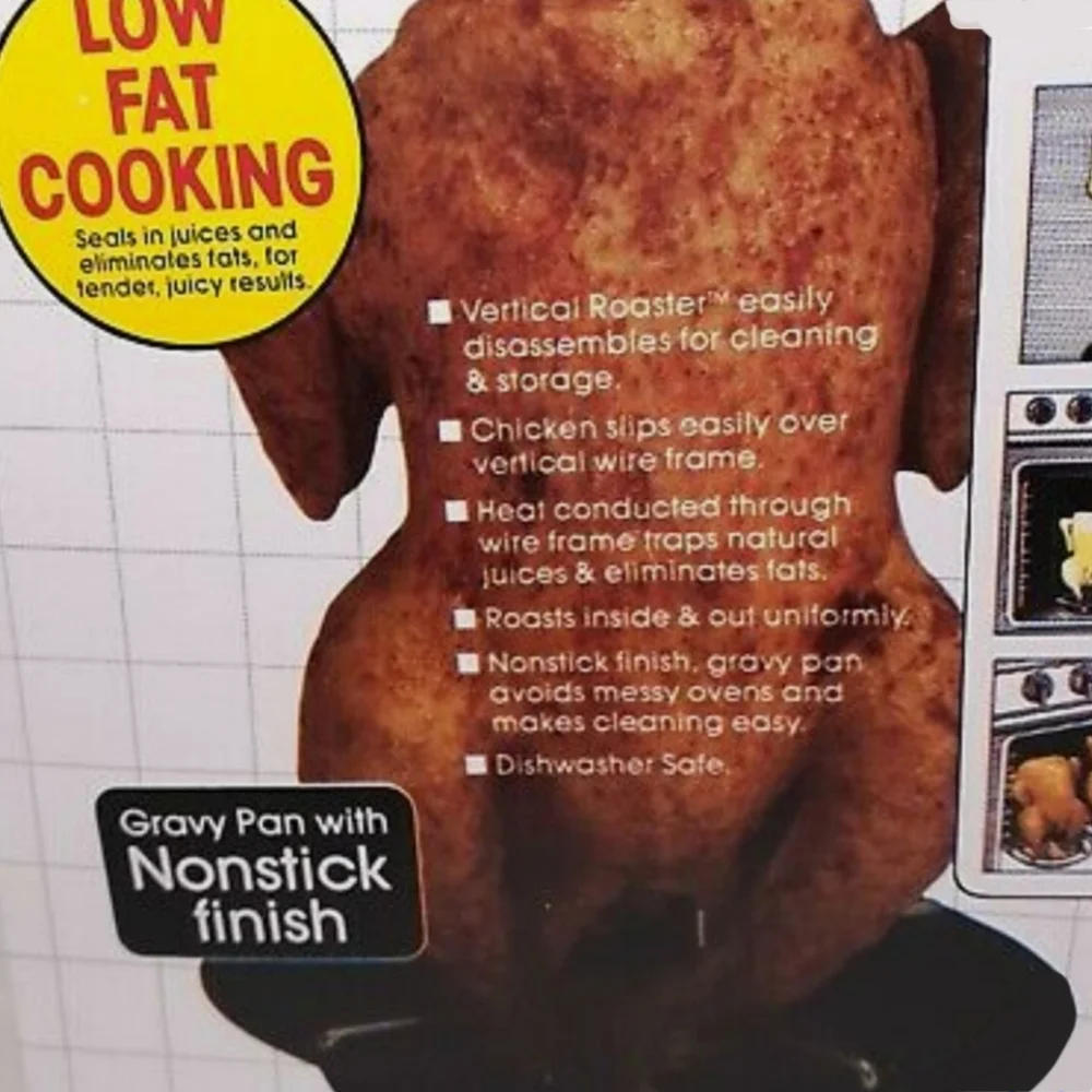 COOKBOOK & CHICKEN VERTICAL COOKER